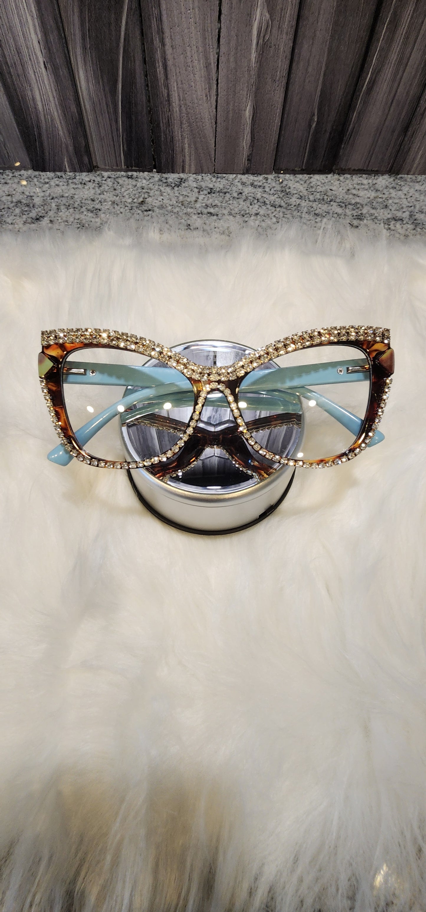 Blinged out glasses