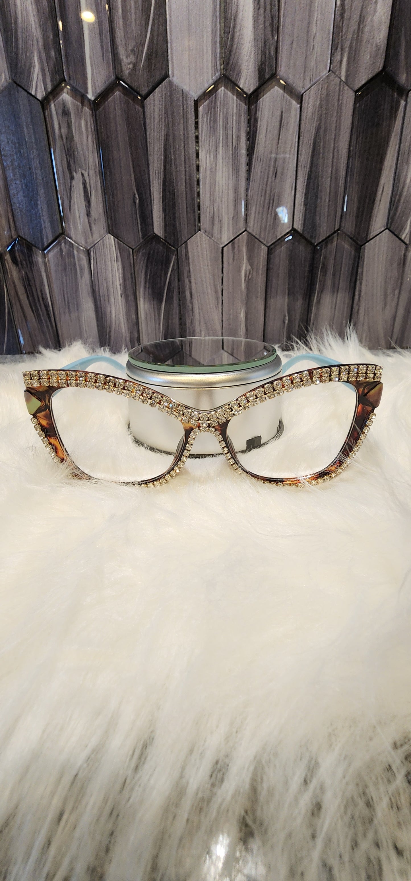 Blinged out glasses