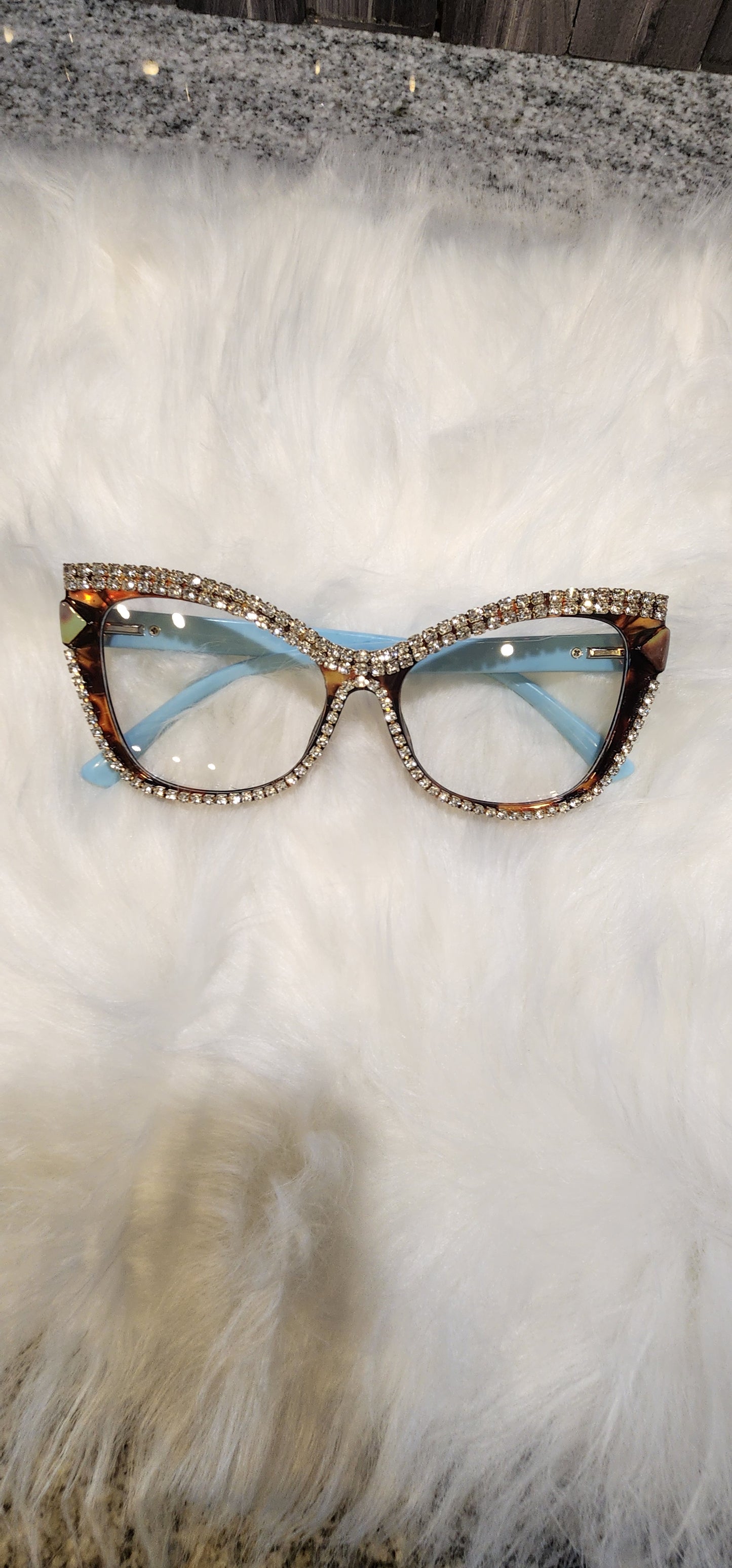 Blinged out glasses