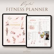 Editable Digital Fitness Planner